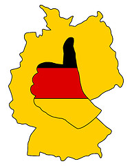 Image showing German hand signal