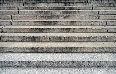 Image showing Large stone steps