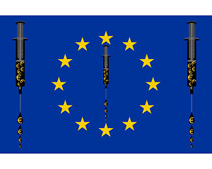 Image showing Financial supports of Europe