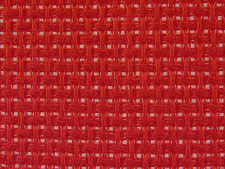 Image showing Background textile holey in red