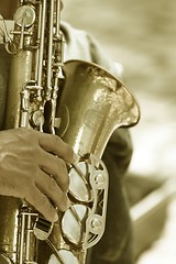 Image showing Saxophone player