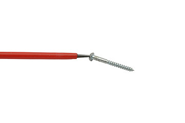 Image showing Screwdriver and screw