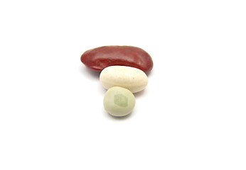 Image showing Detailed but simple image of legumes on white