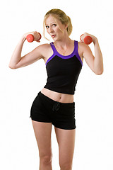 Image showing Woman working out