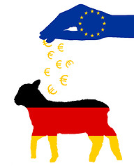 Image showing German lamb and european subsidies