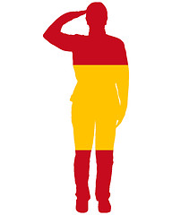 Image showing Spanish Salute