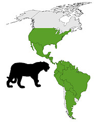 Image showing Jaguar distribution