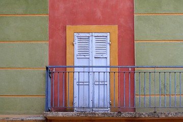 Image showing Colorful house detail