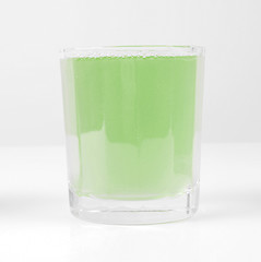 Image showing Green apple juice