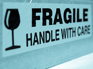 Image showing Fragile