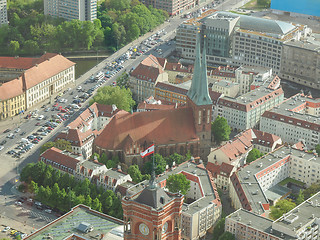 Image showing Berlin aerial view