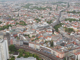 Image showing Berlin aerial view