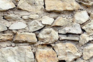 Image showing Background of stone wall