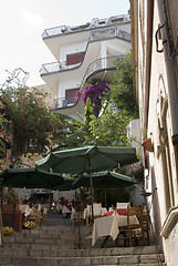 Image showing restaurant taormina italy