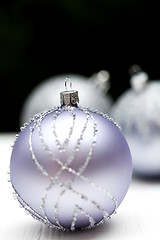 Image showing Glittery Christmas ornament ball