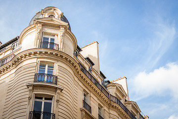 Image showing Exterior of a historical townhouse in Paris