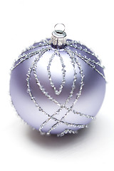 Image showing Glittery Christmas ornament ball