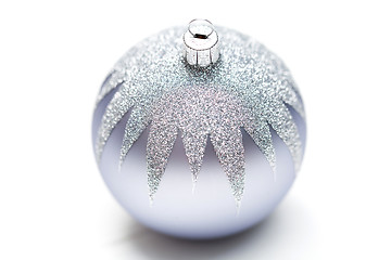 Image showing Glittery Christmas ornament ball