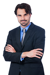 Image showing Confident relaxed business executive