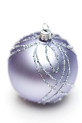 Image showing Glittery Christmas ornament ball