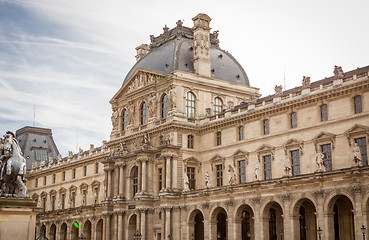 Image showing Exterior of a historical townhouse in Paris