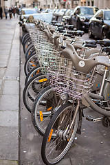 Image showing Bicycle with a child seat