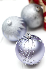 Image showing Glittery Christmas ornament ball