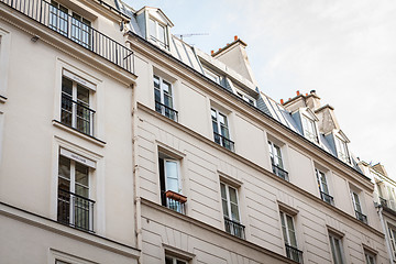 Image showing Exterior of a historical townhouse in Paris