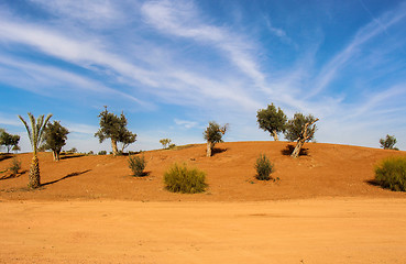 Image showing Scenic desert landscape