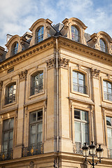 Image showing Exterior of a historical townhouse in Paris