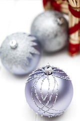 Image showing Glittery Christmas ornament ball