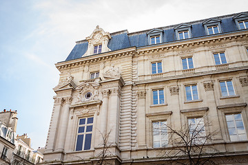 Image showing Exterior of a historical townhouse in Paris