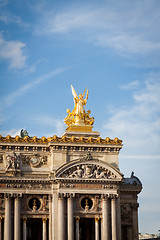 Image showing Exterior of a historical townhouse in Paris