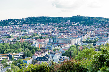 Image showing Scenic rooftop view of Stuttgart, Germany