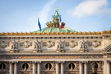 Image showing Exterior of a historical townhouse in Paris