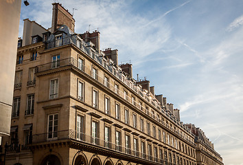 Image showing Exterior of a historical townhouse in Paris