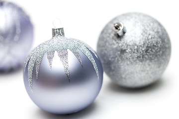 Image showing Glittery Christmas ornament ball