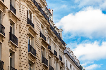 Image showing Exterior of a historical townhouse in Paris