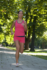 Image showing Jogging