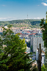 Image showing Scenic rooftop view of Stuttgart, Germany