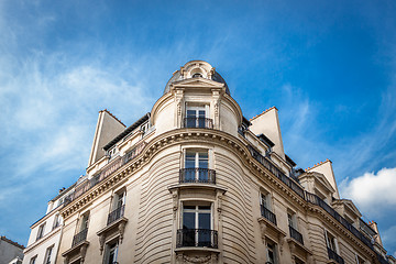 Image showing Exterior of a historical townhouse in Paris