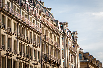 Image showing Exterior of a historical townhouse in Paris