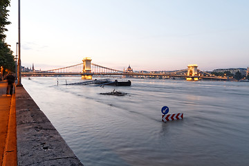 Image showing Danube in Budapest