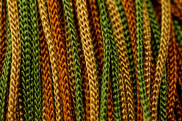 Image showing Colorful yarns