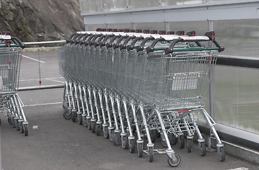 Image showing Shopping trolley