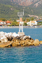 Image showing Rock in the sea