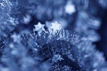 Image showing Tinsel. Christmas decoration.