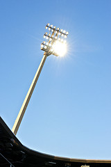 Image showing Stadium lights