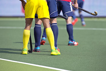 Image showing hockey players