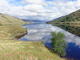 Image showing Loch Arkaig, Scotland in spring